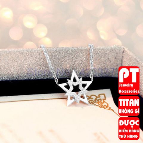 Dây chuyền titan ngôi sao cao cấp thời trang trangsucpt 400582