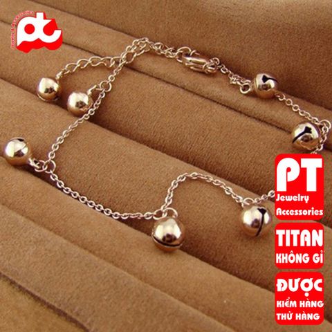 Lắc tay nữ titan cao cấp thời trang trangsucpt không đen giá rẻ PTLTNT03 400602