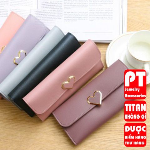 Ví nữ dài trái tim VD71 400619