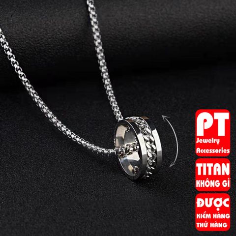 Dây chuyền nam nữ Veins Brick titan cao cấp trangsucpt thép không gỉ PTDCNA194 3T 400626