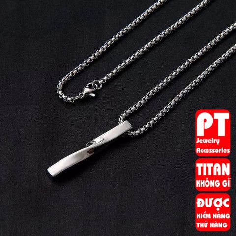 Dây chuyền nam nữ Veins Brick titan cao cấp trangsucpt thép không gỉ PTDCNA194 3T 400626