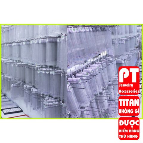 Bông tai nam inox 1 cặp đá vuông đen bấm lỗ tai trangsucpt nhiều 3mm 4mm 5mm 6mm 7mm PTBTNA19 400677