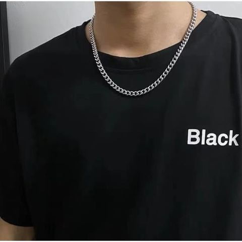 Vòng Cổ Nam Nữ Dây Chuyền Cuban Basic Chuỗi Trơn Bản Lớn 5 7 9mm HipHop Thời Trang trangsucpt Đẹp 400683