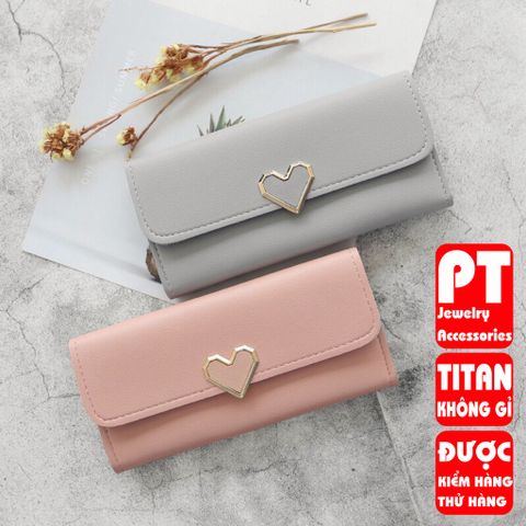 Ví Nữ Dáng Dài Khóa  Trái Tim PTVI106 400704