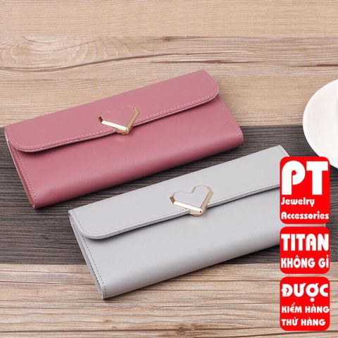 Ví Nữ Dáng Dài Khóa  Trái Tim PTVI106 400704