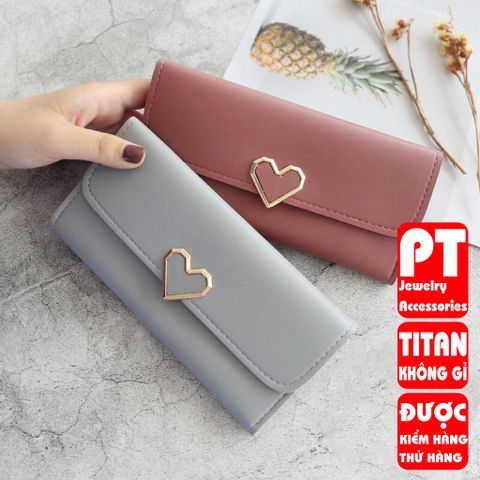 Ví Nữ Dáng Dài Khóa  Trái Tim PTVI106 400704