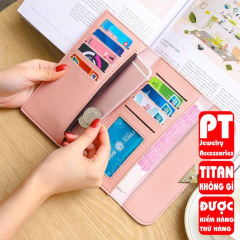 Ví Nữ Dáng Dài Khóa  Trái Tim PTVI106 400704