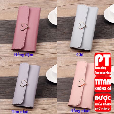 Ví Nữ Dáng Dài Khóa  Trái Tim PTVI106 400704