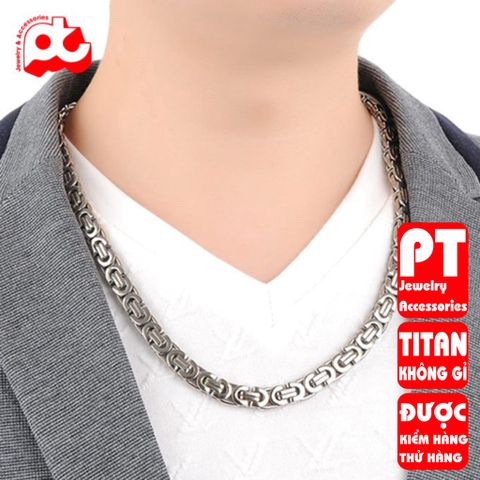 Dây Chuyền Nam Titan Cao Cấp - Dây Chuyền Sang Trọng Đẳng Cấp, Chống Gỉ, An Toàn Cho Da, Phụ Kiện Thời Trang Nam Chính Hãng