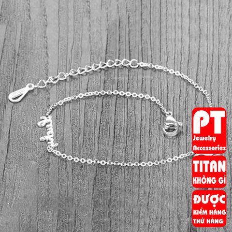 Lắc chân titan nữ cao cấp sang trọng không đen trangsucpt 400741