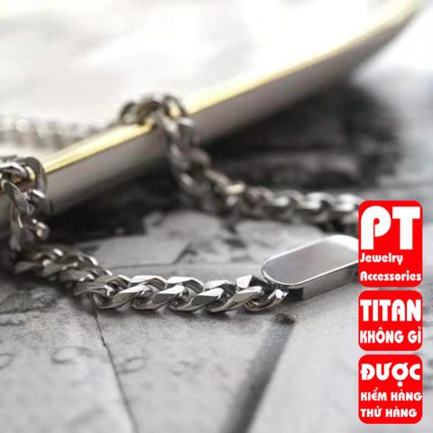 Vòng cổ nam nữ unisex dây chuyền trangsucpt Titan phụ kiện thời trang - Vòng Cổ Boty 400757