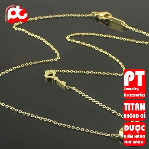 Dây chuyền nữ titan cao cấp thời trang trangsucpt không đen giá rẻ PTDCNT74 400785