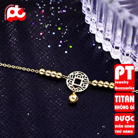 Lắc chân nữ titan cao cấp thời trang PT Jewelry & Accessories không đen giá rẻ PTLCNT69 400806