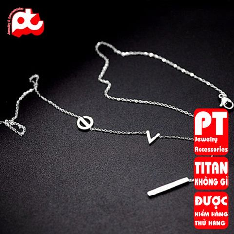 Dây chuyền nữ titan cao cấp thời trang PT Jewelry & Accessories không đen giá rẻ PTDCNT138 400807