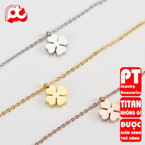 Lắc chân nữ titan cao cấp thời trang trangsucpt không đen giá rẻ PTLCNT62 400813
