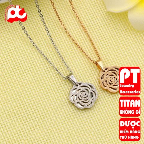 Dây chuyền nữ titan cao cấp thời trang trangsucpt không đen giá rẻ PTDCNT102 400816