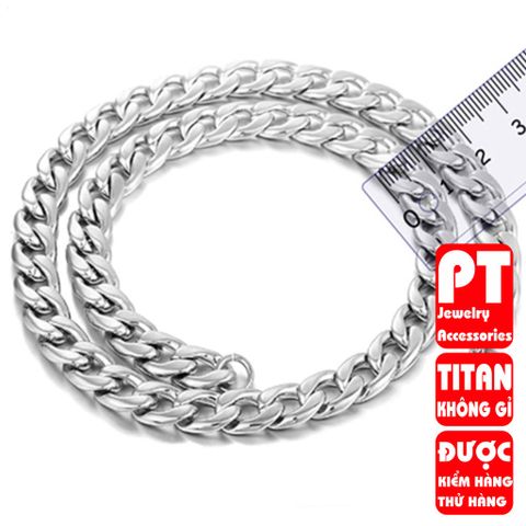 Dây Chuyền Nam Titan Cao Cấp 9mm - Sang Trọng, Chống Gỉ, Phong Cách Đẳng Cấp, Phụ Kiện Thời Trang Nam