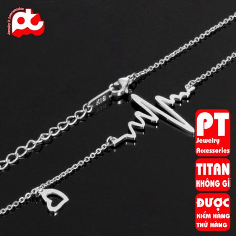 Dây chuyền nữ titan cao cấp thời trang PT Jewelry & Accessories không đen giá rẻ PTDCNT62 400819