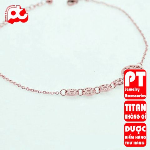 Lắc chân nữ titan cao cấp thời trang PT Jewelry & Accessories không đen giá rẻ PTLCNT58 400820