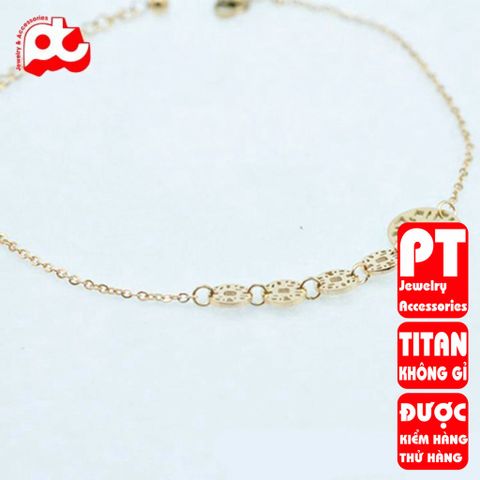 Lắc chân nữ titan cao cấp thời trang PT Jewelry & Accessories không đen giá rẻ PTLCNT58 400820