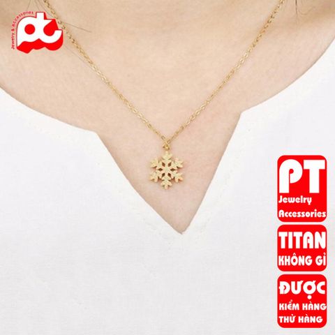 Dây chuyền nữ titan cao cấp thời trang PT Jewelry & Accessories không đen giá rẻ PTDCNT89 400838