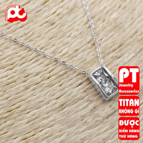 Dây chuyền nữ titan cao cấp thời trang PT Jewelry & Accessories không đen giá rẻ PTDCNT136 400842