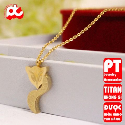 Dây chuyền nữ titan cao cấp thời trang trangsucpt không đen giá rẻ PTDCNT52 400851