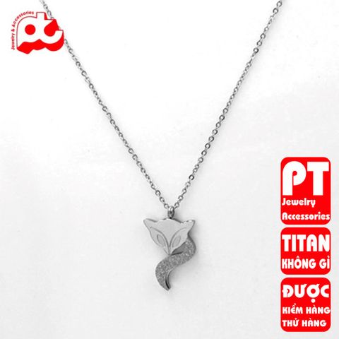 Dây chuyền nữ titan cao cấp thời trang trangsucpt không đen giá rẻ PTDCNT52 400851