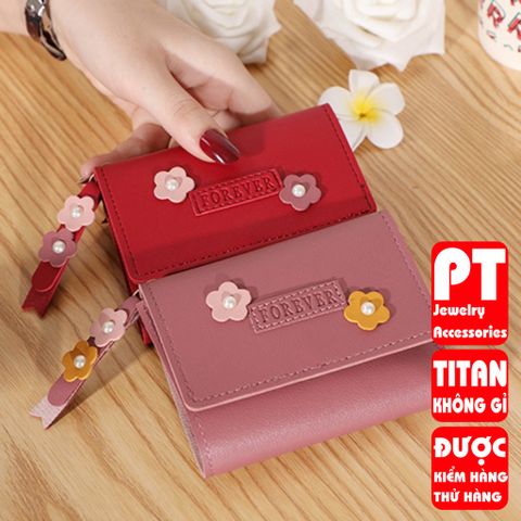Ví Nữ Mini Ngắn Cầm Tay Dễ Thương Nữ Tính Phong Cách Hàn Quốc PTVI119 400911