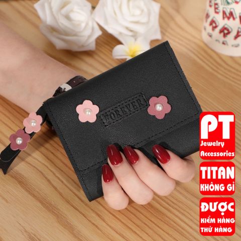 Ví Nữ Mini Ngắn Cầm Tay Dễ Thương Nữ Tính Phong Cách Hàn Quốc PTVI119 400911