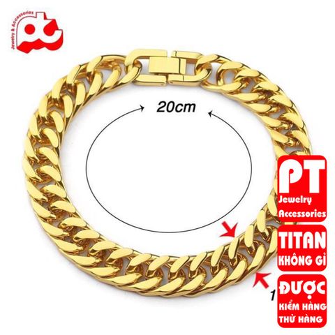 Lắc tay nam nữ lặc đôi titan cao cấp khóa bộ cao cấp titan thép không gỉ trangsucpt 10mm PTLTNA16 400917