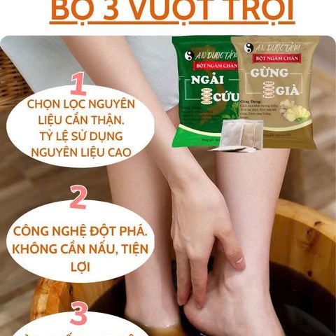COMBO 2 Muối Ngâm Chân Thảo Dược 200 Gói – Thư Giãn Buổi Tối, Làm Ấm Bàn Chân, Túi Tiện Lợi Dùng Hàng Ngày