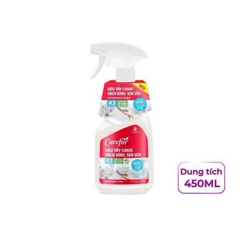 Nước Tẩy Cặn Canxi CareFor - Dụng Cụ Làm Sạch Thiết Bị Vệ Sinh, An Toàn, Thân Thiện Môi Trường, Hương Cam Tự Nhiên