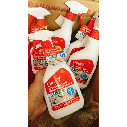 Nước Tẩy Cặn Canxi CareFor - Dụng Cụ Làm Sạch Thiết Bị Vệ Sinh, An Toàn, Thân Thiện Môi Trường, Hương Cam Tự Nhiên