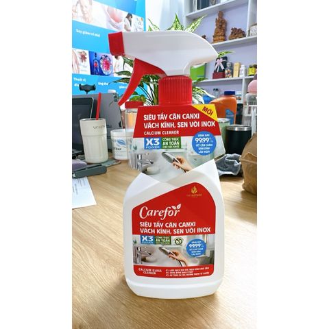 Nước Tẩy Cặn Canxi CareFor - Dụng Cụ Làm Sạch Thiết Bị Vệ Sinh, An Toàn, Thân Thiện Môi Trường, Hương Cam Tự Nhiên