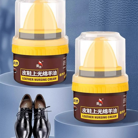 Xi đánh giày da cao cấp 50g - Dưỡng bóng, phục hồi, chống nước cho giày, sofa, áo da - Tiện lợi du lịch, sử dụng dễ dàng