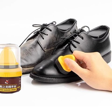 Xi đánh giày da cao cấp 50g - Dưỡng bóng, phục hồi, chống nước cho giày, sofa, áo da - Tiện lợi du lịch, sử dụng dễ dàng