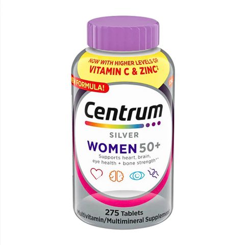 Vitamin Tổng Hợp Centrum Silver Dành Cho Phụ Nữ 50 Tuổi Trở Lên - Hỗ Trợ Sức Khỏe Tim Mạch, Xương Khớp, 275 Viên