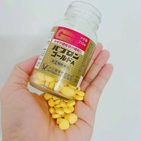 Viên Cảm Cúm Nhật Bản Taisho Pabron Gold A - Hỗ Trợ Giảm Đau Đầu, Nghẹt Mũi - 210 Viên Tiện Dụng Chất Lượng Cao