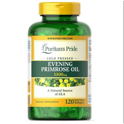 Viên uống tinh dầu hoa anh thảo Puritan's Pride 1300mg 120 viên - Cân bằng nội tiết, hỗ trợ sức khỏe phụ nữ tự nhiên