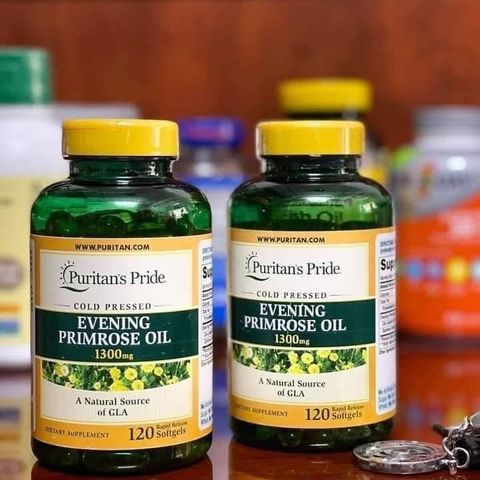 Viên uống tinh dầu hoa anh thảo Puritan's Pride 1300mg 120 viên - Cân bằng nội tiết, hỗ trợ sức khỏe phụ nữ tự nhiên