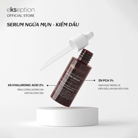 Tinh Chất Giảm Mụn Ekseption Hyaluronic ZnPCA Mixlab 75ml - Kiểm Soát Nhờn, Cấp Ẩm Và Ngăn Ngừa Mụn Trứng Cá