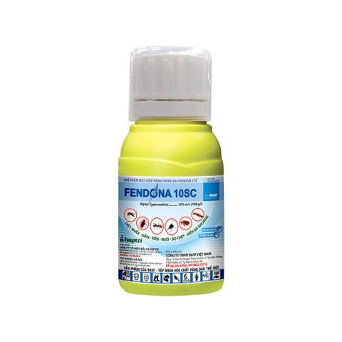 Thuốc diệt côn trùng Fendona 10SC - Giải pháp hiệu quả cho muỗi, kiến, gián, ruồi, bọ chét - Sản phẩm nhập khẩu Đức, không mùi, an toàn cho gia đình