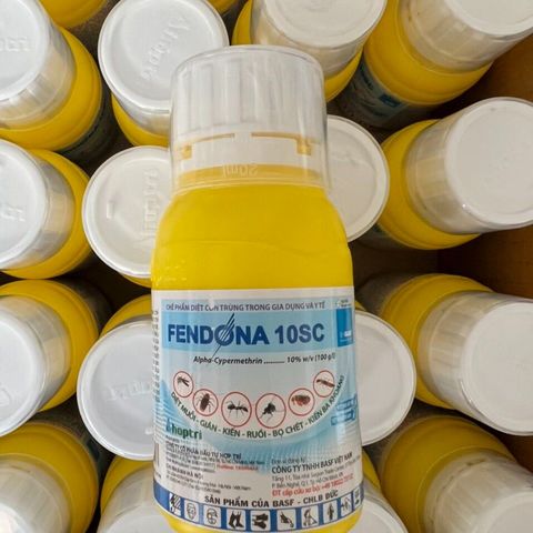 Thuốc diệt côn trùng Fendona 10SC - Giải pháp hiệu quả cho muỗi, kiến, gián, ruồi, bọ chét - Sản phẩm nhập khẩu Đức, không mùi, an toàn cho gia đình