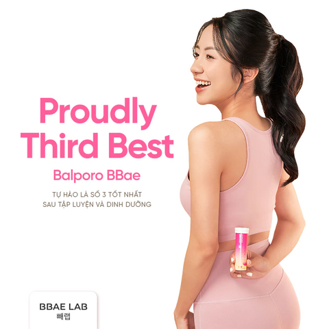 Viên Sủi Kiểm Soát Cân Nặng Balporo BBae Hàn Quốc - Giảm Cân Dễ Dàng, 10 Viên/Lọ, Dinh Dưỡng Tăng Cường Sức Khỏe