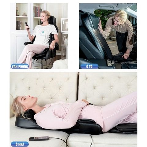 Ghế Massage Toàn Thân 4D Nikio NK-180 - Xoa Bóp Nhiệt Hồng Ngoại, Cải Thiện Đau Lưng, Thư Giãn Tối Ưu Tại Nhà