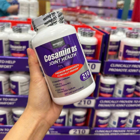 Viên uống bổ khớp Cosamin DS For Joint Healthy 210 viên - Hỗ trợ sức khỏe xương khớp, giảm đau và viêm, sản phẩm cao cấp từ Mỹ.