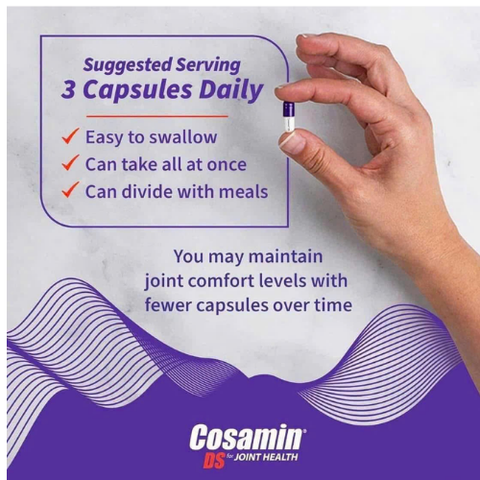Viên uống bổ khớp Cosamin DS For Joint Healthy 210 viên - Hỗ trợ sức khỏe xương khớp, giảm đau và viêm, sản phẩm cao cấp từ Mỹ.