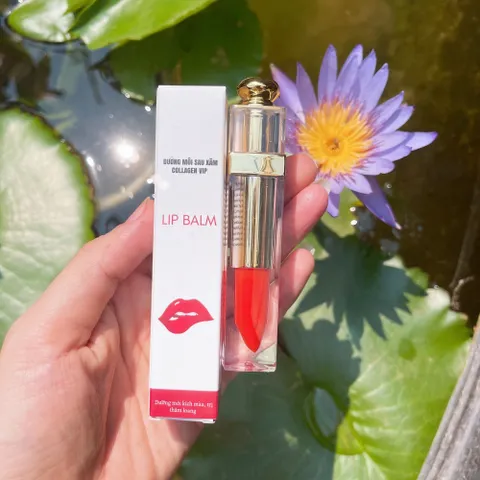 Son Kem Dưỡng Môi Collagen Có Màu - Giảm Thâm Môi, Kích Màu Tự Nhiên Sau Phun Xăm, Môi Hồng Mọng và Mềm Mịn