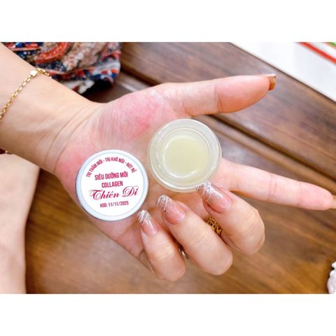 Combo Dưỡng Môi Collagen Thiên Di - Cấy Hồng Môi Giảm Thâm, Tự Nhiên Không Cần Phun Xăm, Mềm Mịn  - Làm Đẹp Da Môi